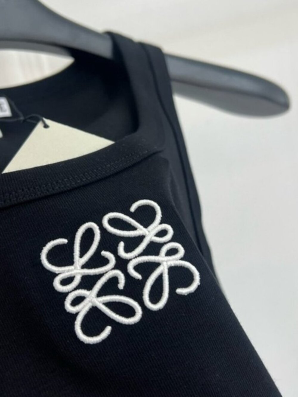 Loewe Black Tank Top featuring Anagram Logo - Picture 5 of 8